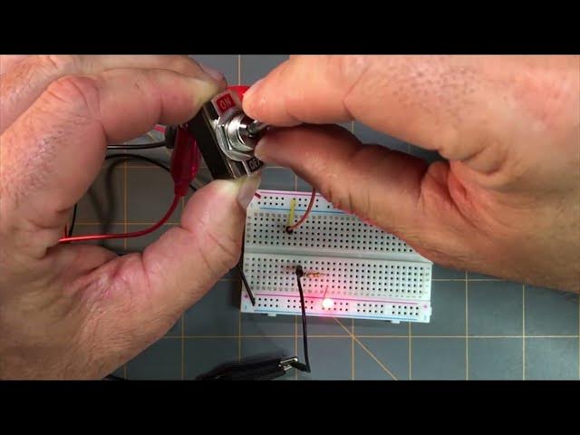 'Video thumbnail for Toggle Switch Circuit: More Switch Circuits! (Motbots Simple Switch Project)'