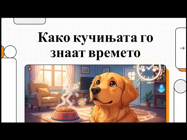 Video thumbnail for Како кучињата го знаат времето?