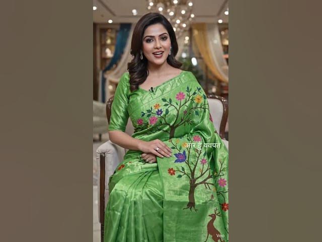 Video thumbnail for Allover design and half design handwoven Paithani sarees #paithani #saree #yeolapaithani_manufacture