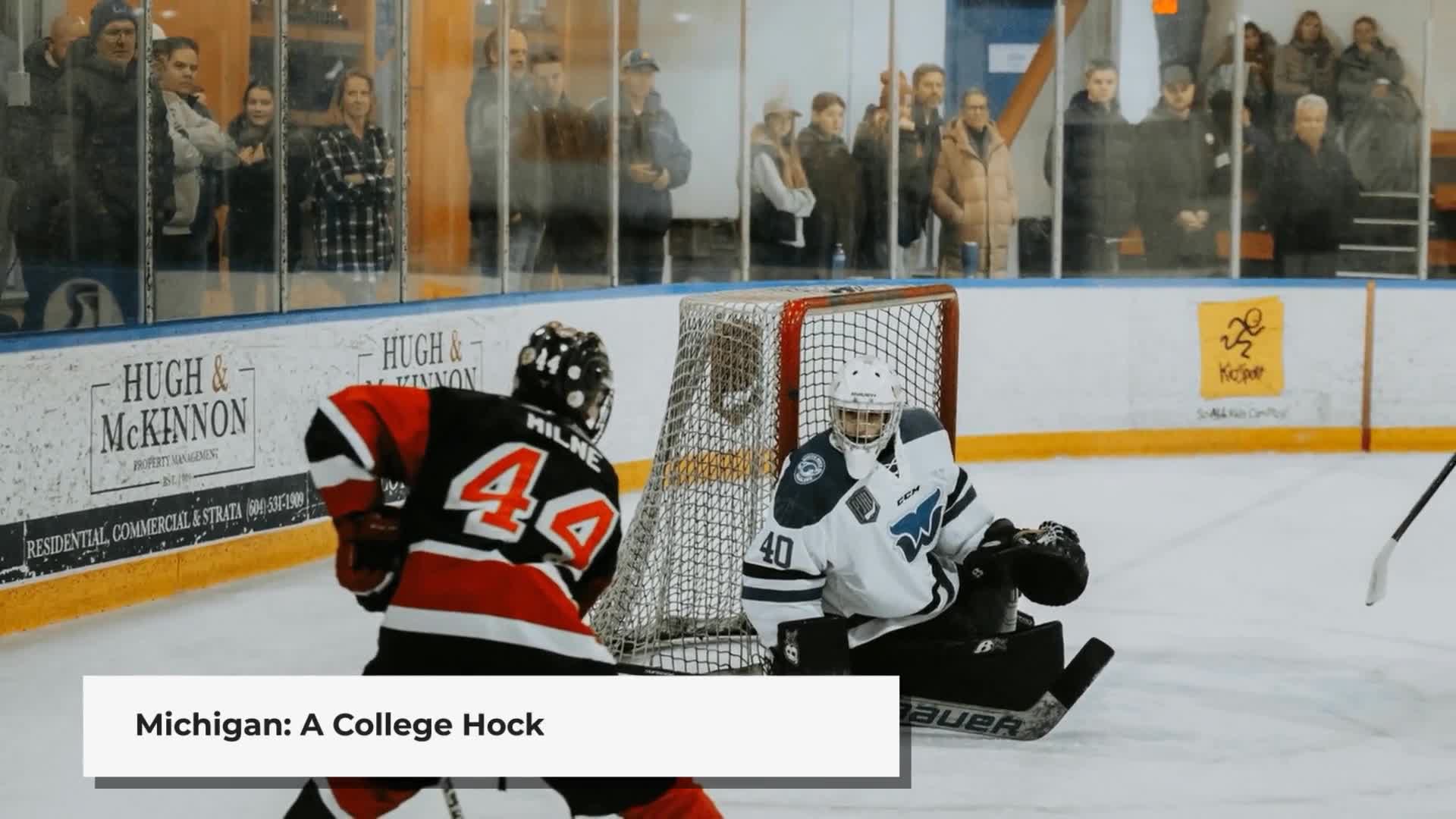 'Video thumbnail for Top College Hockey Programs in Michigan'