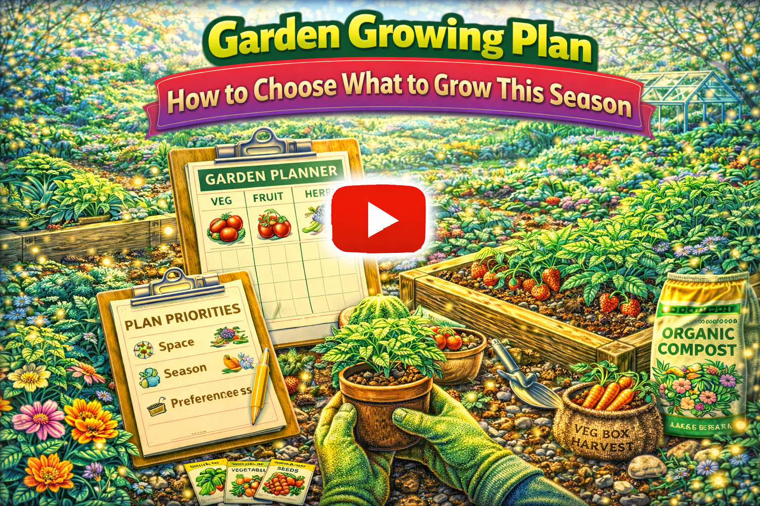 Video thumbnail for Garden Growing Plan | How to Choose What to Grow This Season
