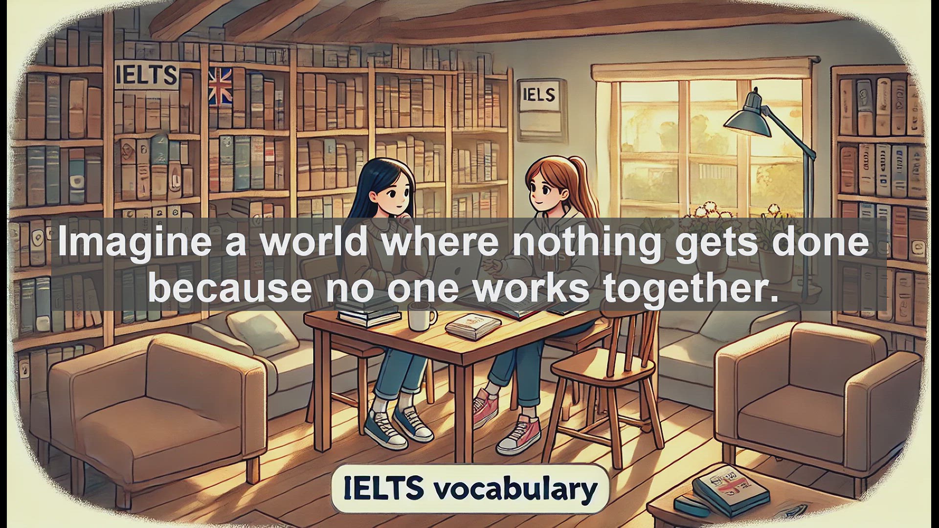 'Video thumbnail for 5000 Must Know IELTS 8.0 Vocabulary - Cooperate: The Key to Success in IELTS and Life'