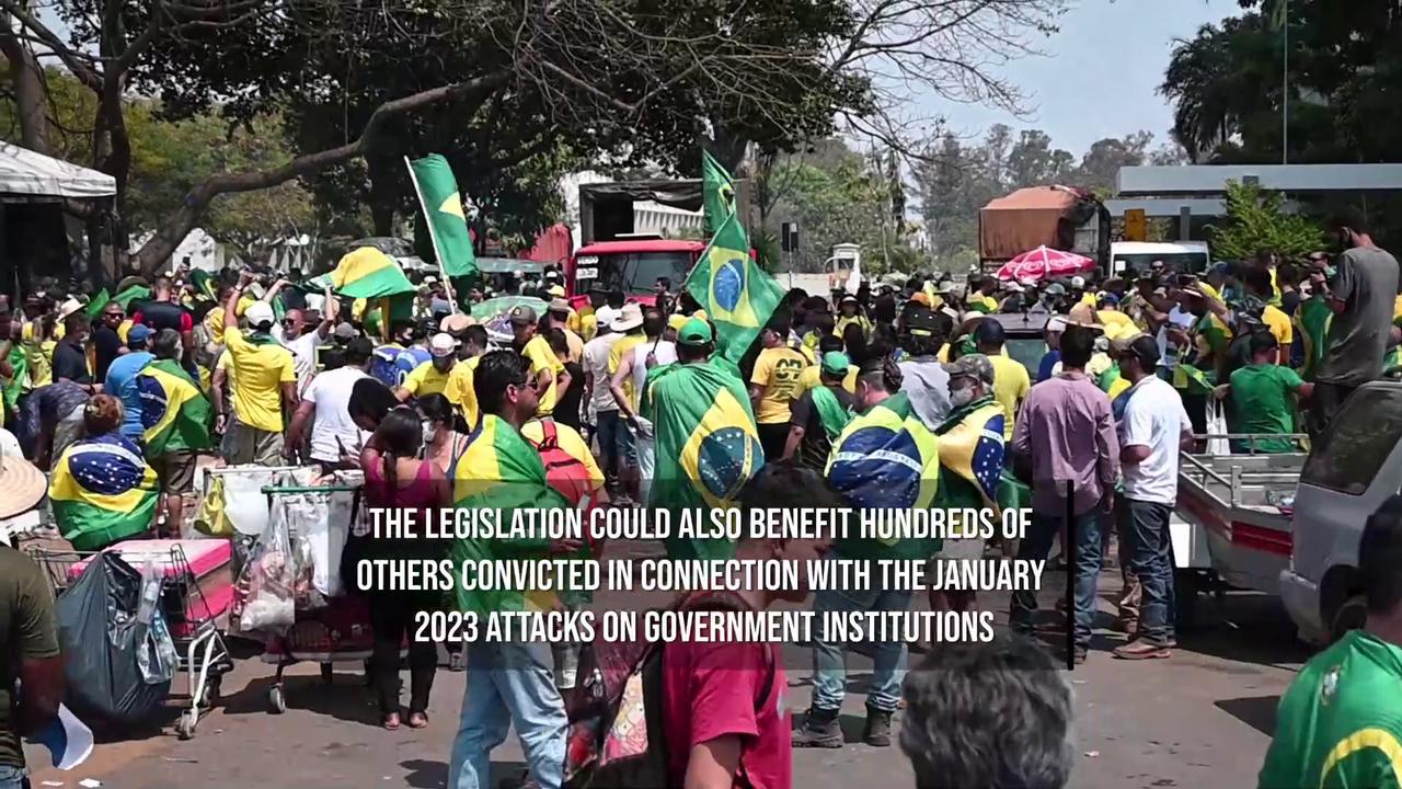Video thumbnail for Congress Weakens Bolsonaro Sentence in Major Setback for Lula.