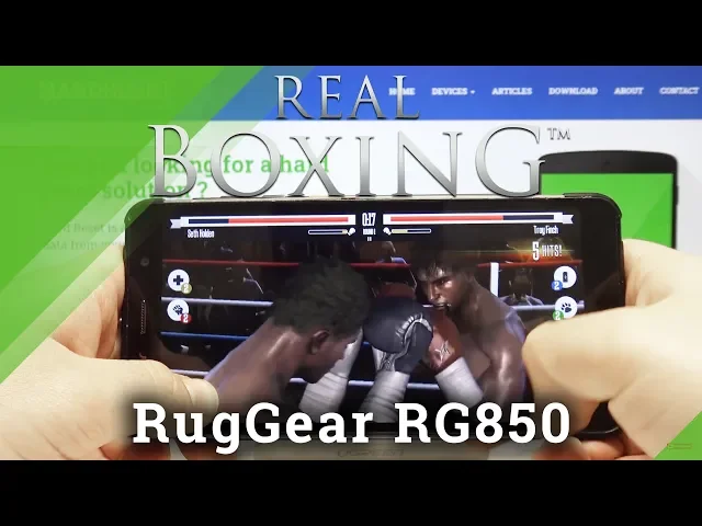 Video thumbnail for Real Boxing 3 on RugGear RG850 – High Graphics Test