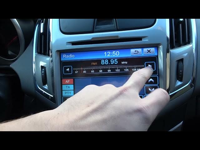 Video thumbnail for How to Change Radio Station in Chevrolet Cruze (2008 - 2016) - Listen to Different Radio Station
