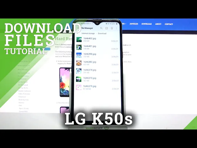 Video thumbnail for How to Find Downloaded Files in LG K50S – Find Saved Files