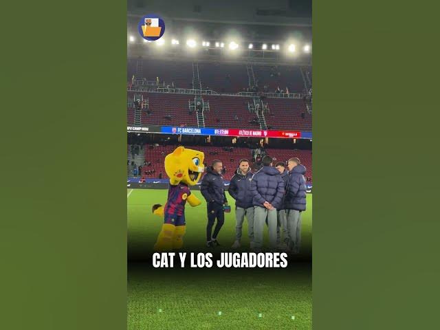 Video thumbnail for CAT Y LOS JUGADORES DEL FCB