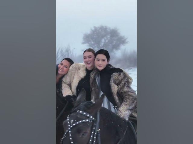 Video thumbnail for Horseback scenery #xinjiang #shorts