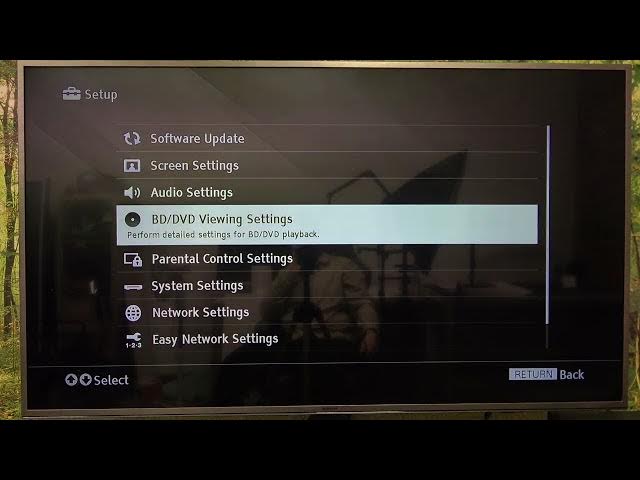 Video thumbnail for How To Change Language Settings on Sony Blu-Ray