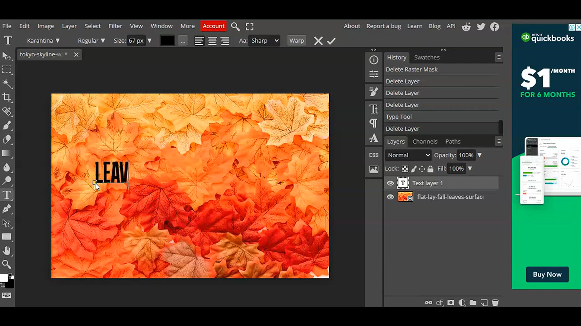 'Video thumbnail for How to Create Transparent Text in Photopea lPhotopea tutorial   l easy canva'