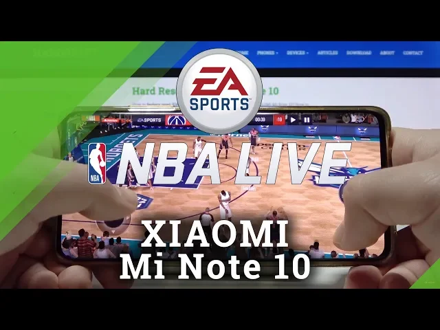 Video thumbnail for NBA Live on XIAOMI Mi Note 10 | FPS / Quality / Performance