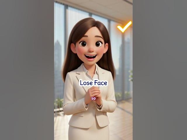 Video thumbnail for Lose Face Meaning Learn Idioms and Phrase with Story #viral