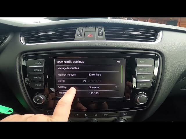 Video thumbnail for How to Import Contacts to Car Memory in Skoda Octavia III ( 2013 – 2020 ) - Synchronize Contacts