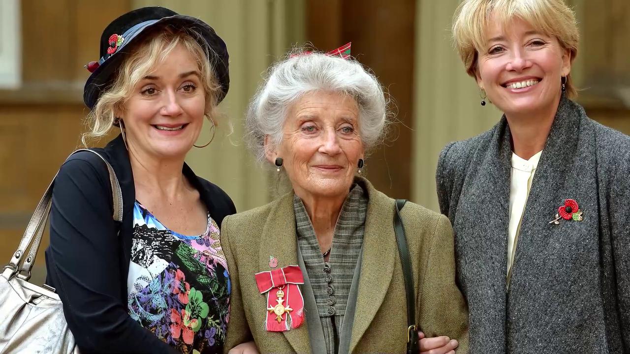 Video thumbnail for UNCAPTIONED: Emma Thompson's mother Phyllida Law dies aged 94.