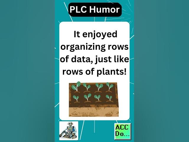 'Video thumbnail for PLC humor start gardening...'