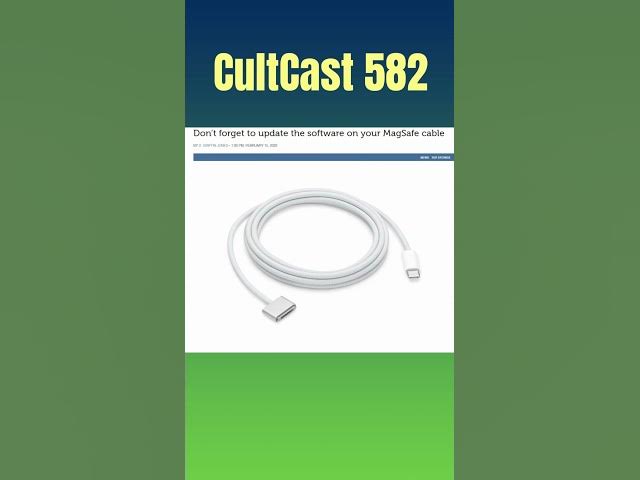 Video thumbnail for Don't Forget To Update Your MagSafe Cables