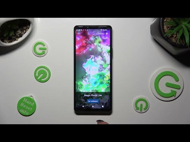 Video thumbnail for How to Set Live & Interactive Wallpapers on a SONY Xperia 10 V - Magic Fluids App