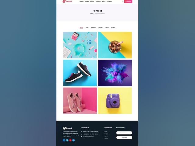 Video thumbnail for Brood - Corporate & Business HTML Template | free  Figma template  for website #uibarn #figma #2024