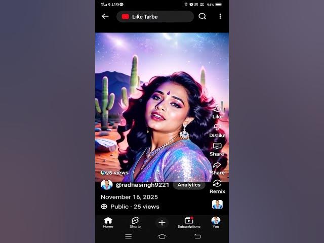 Video thumbnail for Aaj ka new shining look ✨ Dance short video