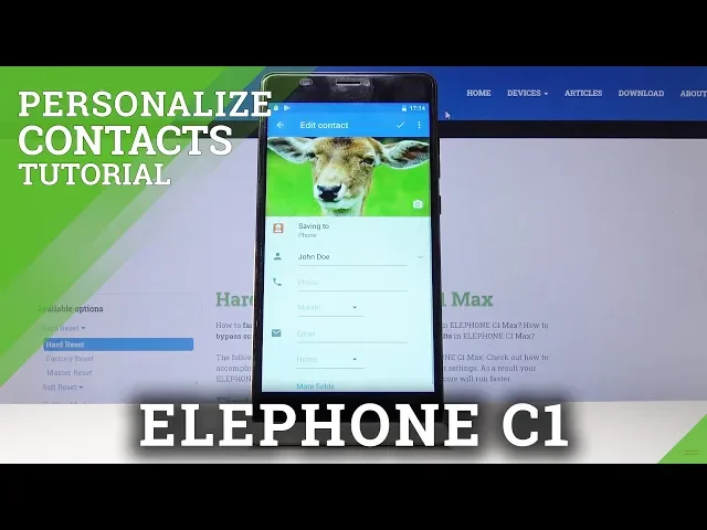 Video thumbnail for How to Personalize Contacts in ELEPHONE C1 Max - Add Photo to Contact