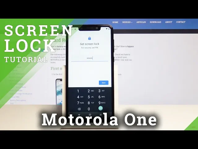 Video thumbnail for How to Add Lock Screen on Motorola One – Set Up Password and Pattern Lock
