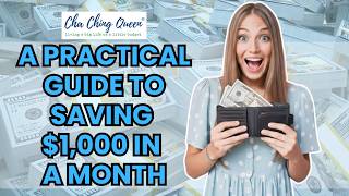 Video thumbnail for A Practical Guide to Saving $1,000 in a Month