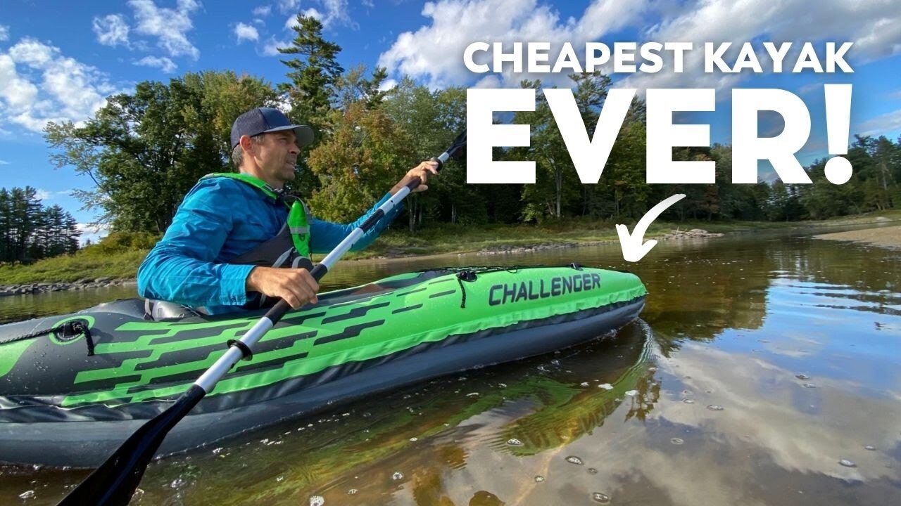 Video thumbnail for Cheapest Kayak in the World!  | Intex Challenger K1 Review