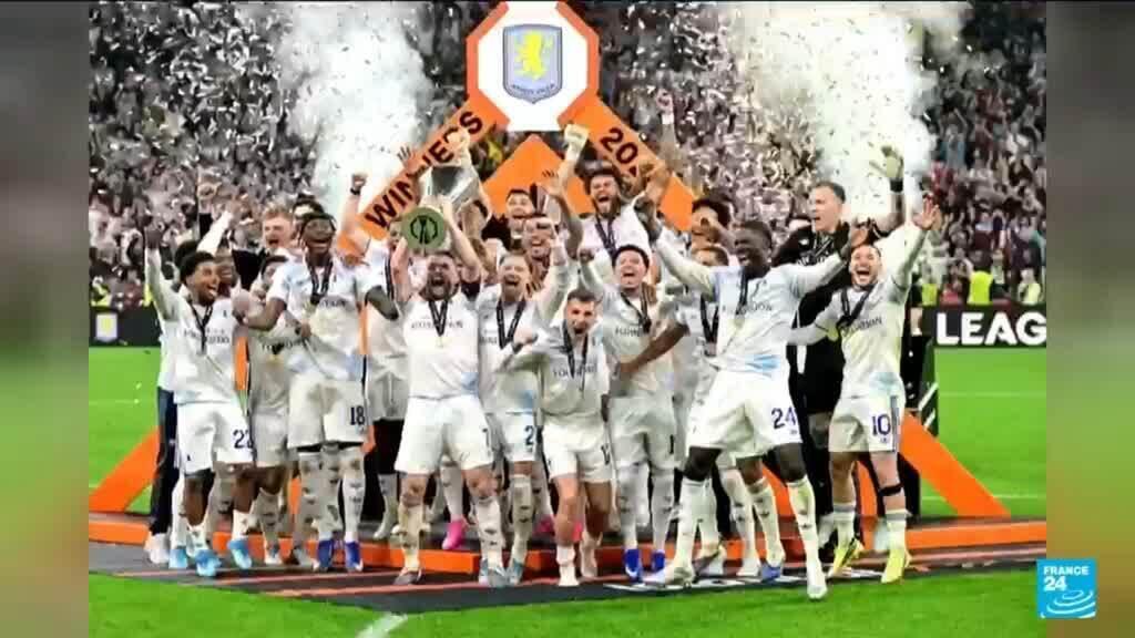 Video thumbnail for Clinical Aston Villa outclass Freiburg to win Europa League