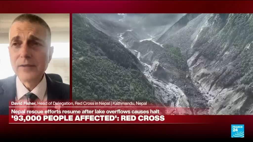 Video thumbnail for Nepal: 'Region has hundreds of high-altitude lakes prone to unleashing enormous volumes of water'
