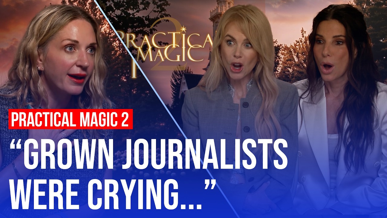 Video thumbnail for Nicole Kidman and Sandra Bullock on the 'snowball effect' of Practical Magic