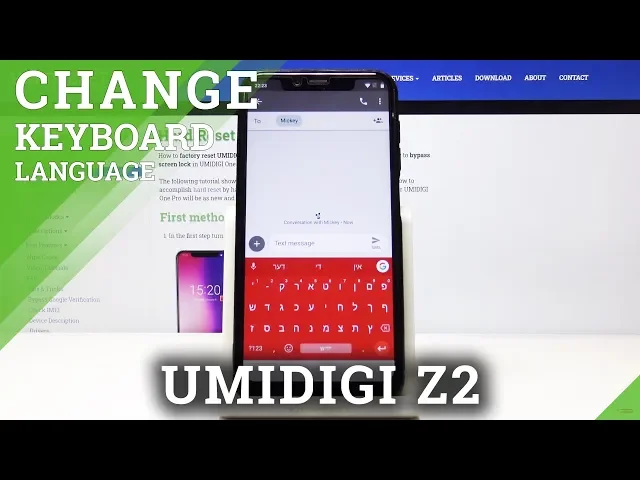 Video thumbnail for How to Change Keyboard Language on UMIDIGI Z2 - Set Up Keyboard Settings