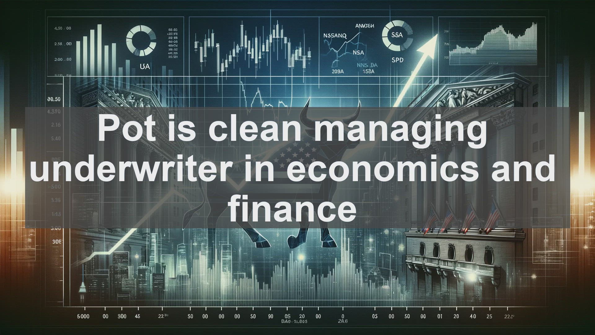'Video thumbnail for Pot is clean managing underwriter in economics and finance'