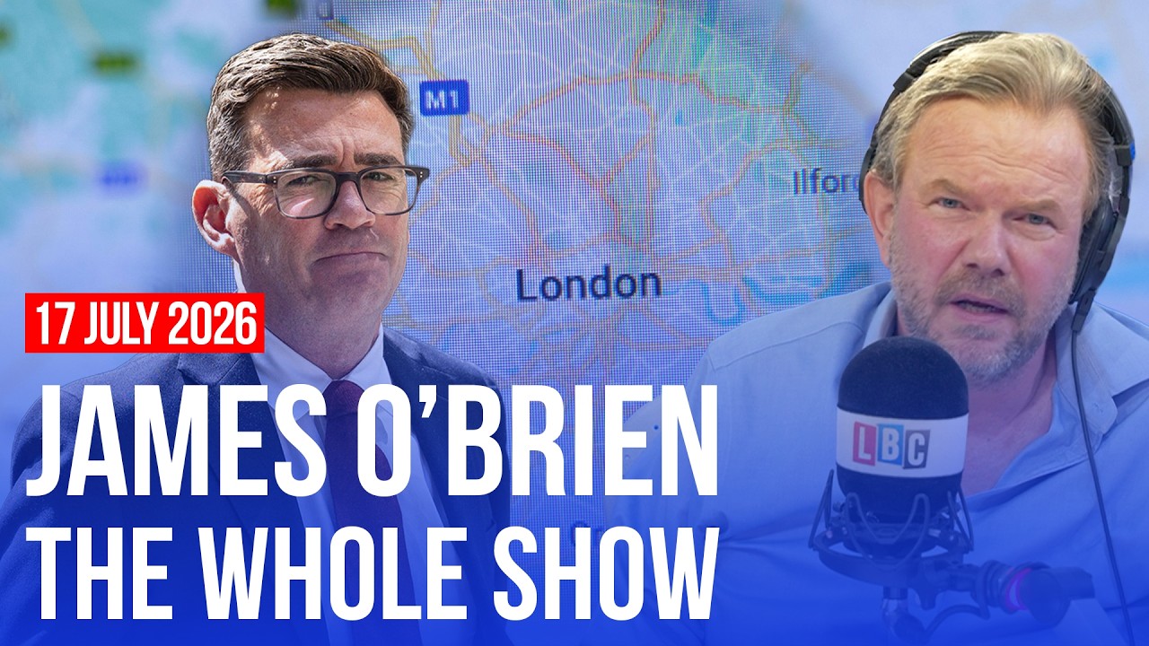Video thumbnail for We are trying to figure out what Andy Burnham means | James O’Brien - The Whole Show