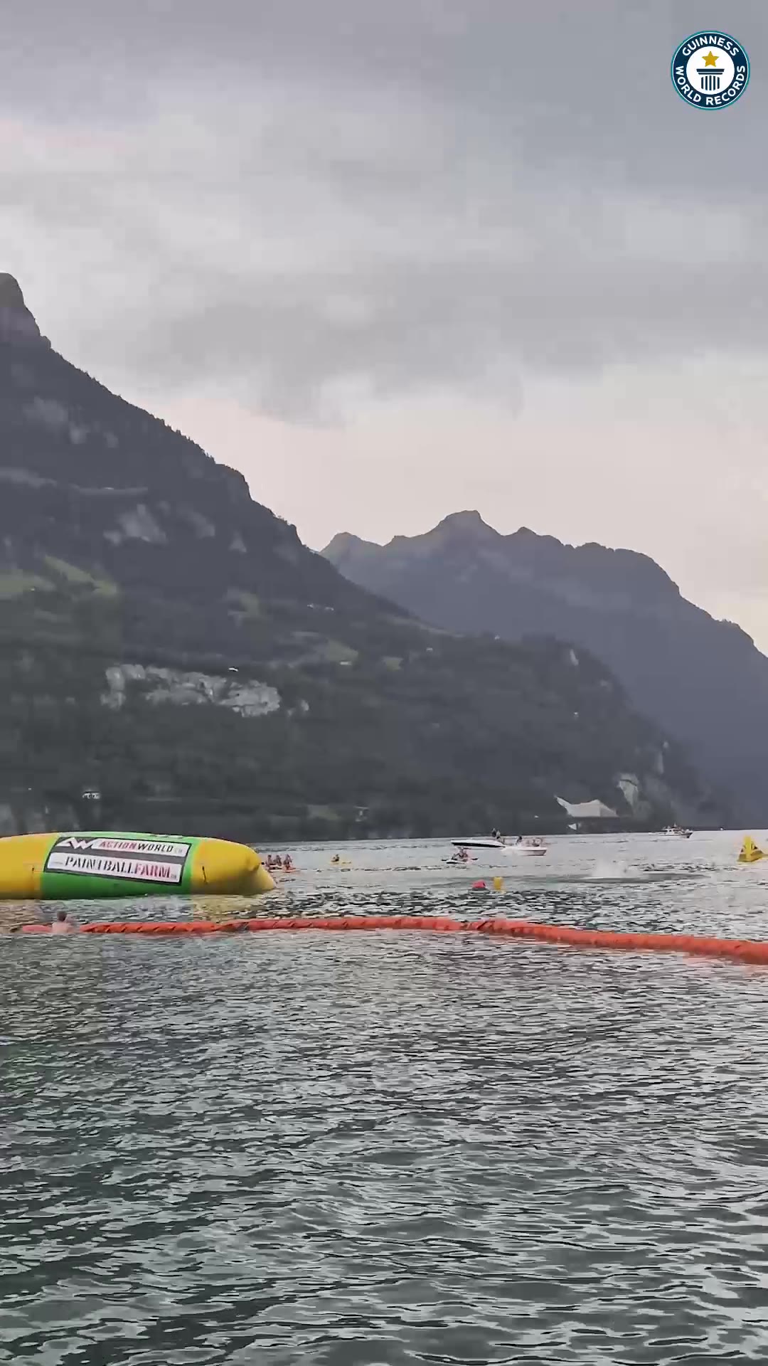 Video thumbnail for Greatest height achieved launched from an airbag (blobbing) - 28.22 meters by Robin Steiner, Lennart Florczak, Tristan Kuhn, Luc Siegenthaler