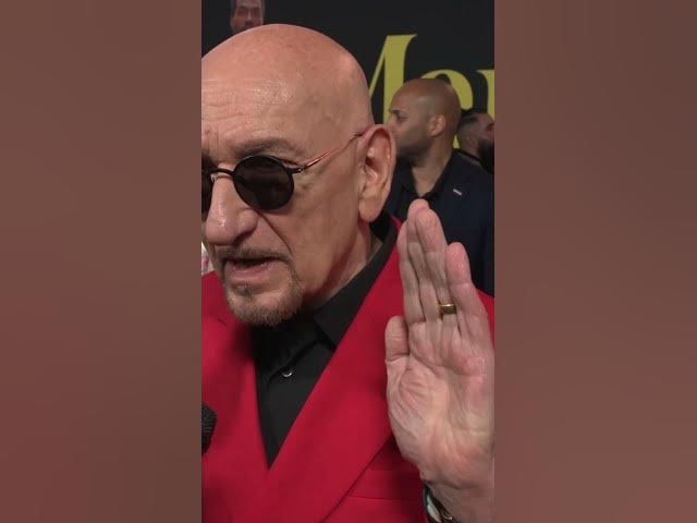 Video thumbnail for #sirbenkingsley talks #trevorslattery at #wonderman premiere. Series starts Tuesday on #disneyplus