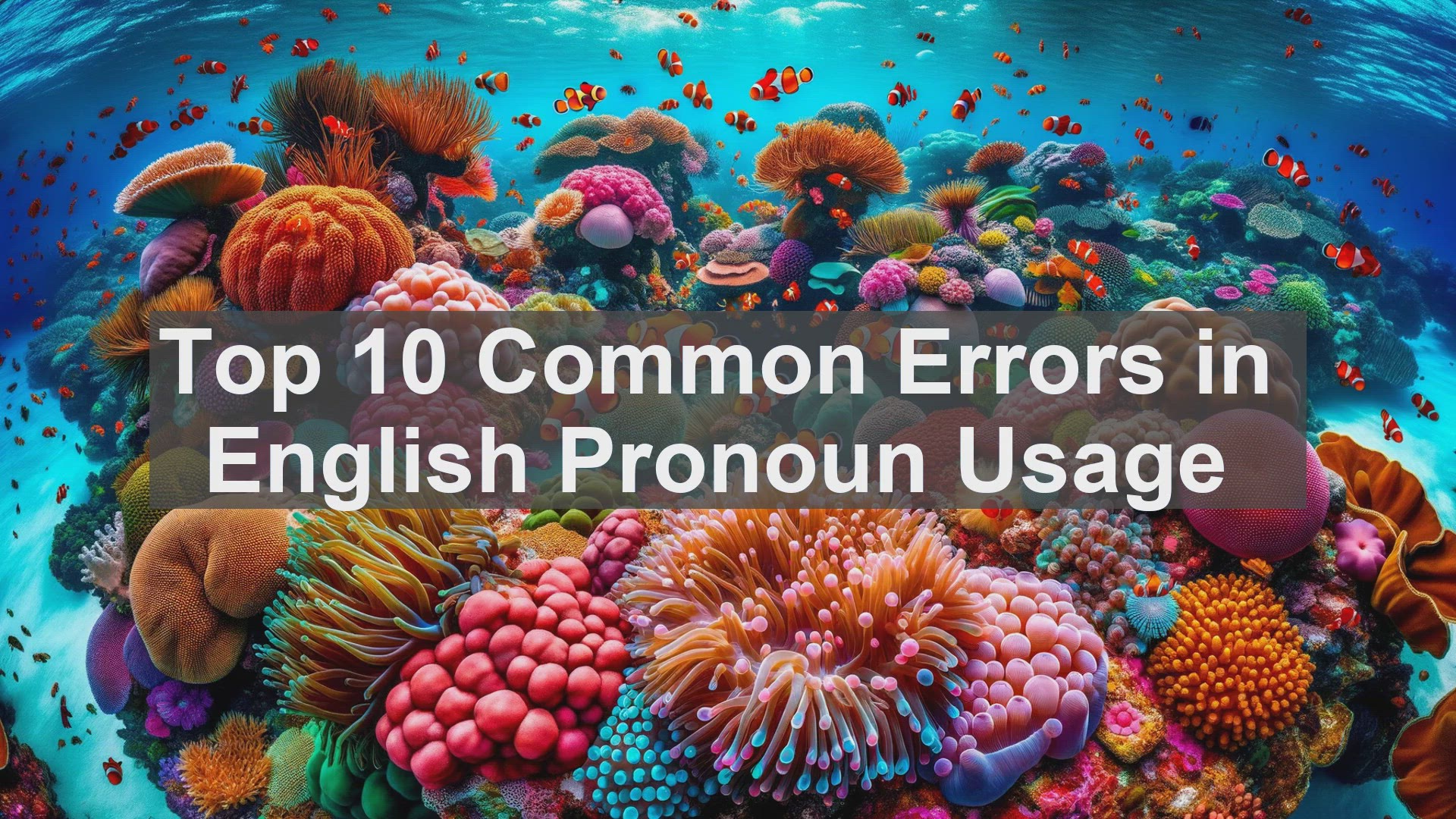 'Video thumbnail for Top 10 Common Errors in English Pronoun Usage'