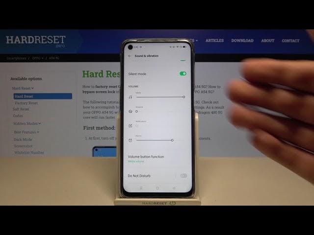 Video thumbnail for How to Find Sound Settings in OPPO A54 5G – Manage Sound Settings