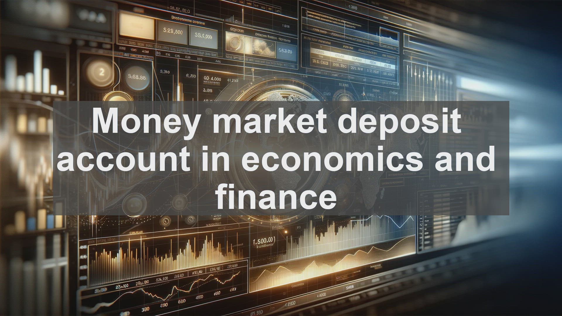 'Video thumbnail for Money market deposit account in economics and finance'