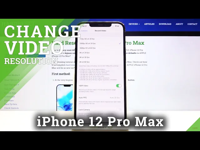 Video thumbnail for How to Change Video Resolution in iPhone 12 Pro Max – Change Video Quality