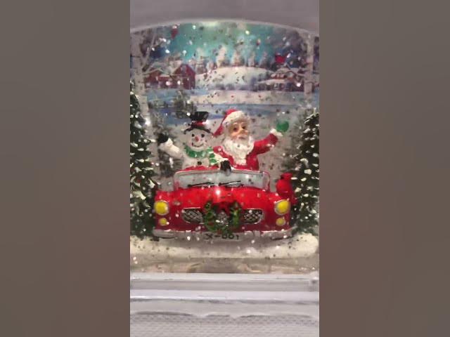 Video thumbnail for Santa Claus in a sports car! #santaclaus #shorts #car  #snow