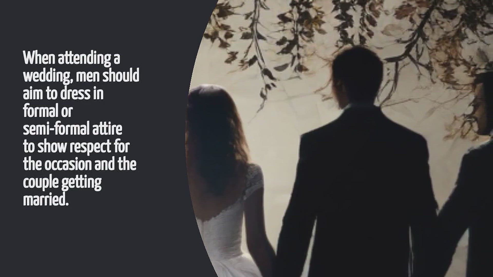 Video thumbnail for What To Wear To A Wedding Men