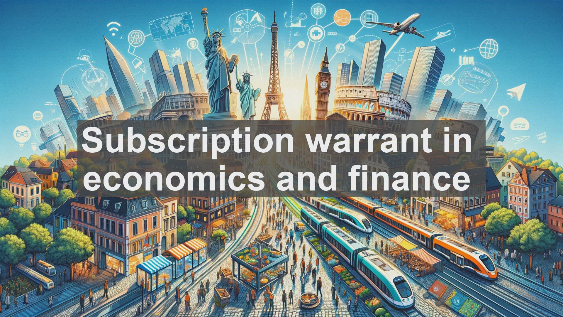 'Video thumbnail for Subscription warrant in economics and finance'