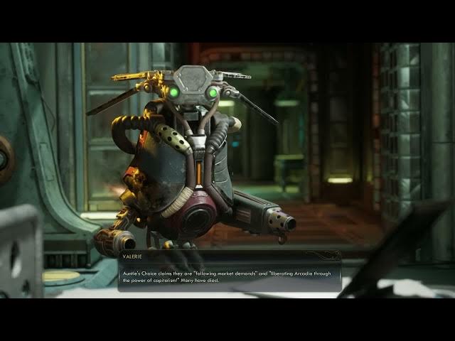 Video thumbnail for The Outer Worlds 2 - A Cause Worth Killing For: Val Briefing "De Vries Is Alive" | Respect Option