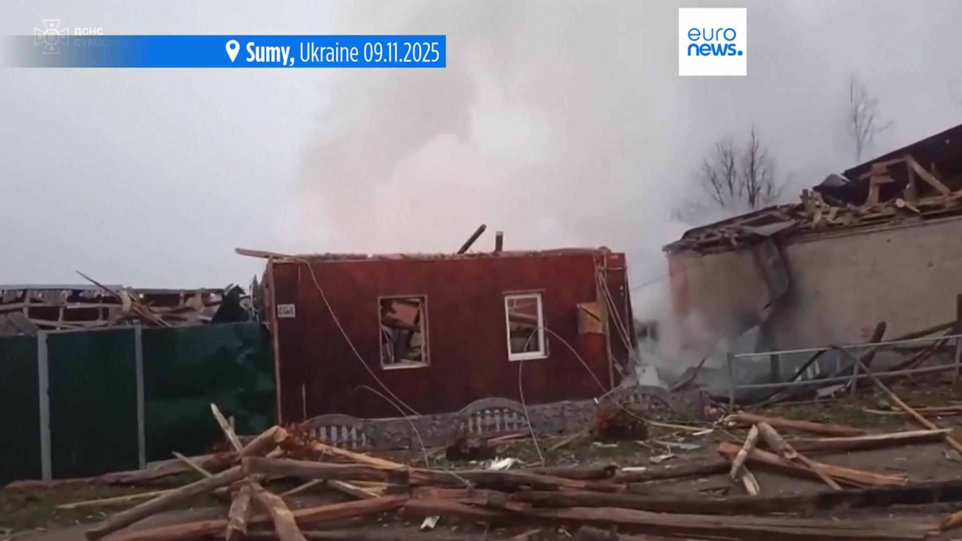 'Video thumbnail for Ukraine and Russia trade overnight strikes on energy facilities'