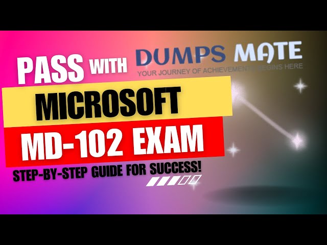 Video thumbnail for Pass Microsoft MD-102 Exam in 2024! Step-by-step guide for success!
