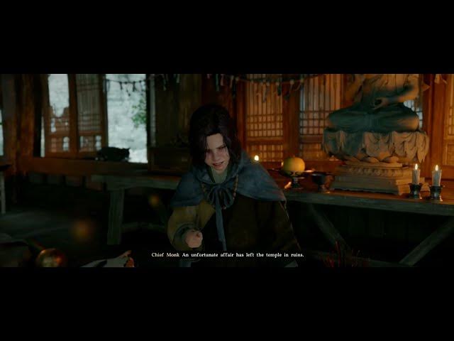 Video thumbnail for Crimson Desert - Ch 9 Jijeong Temple In Chaos: Reach and Talk To The Chief Monk Cutscene