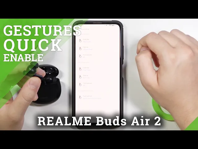Video thumbnail for How to Customize Control Gestures in Realme Buds Air 2? Feat Realme Link Application