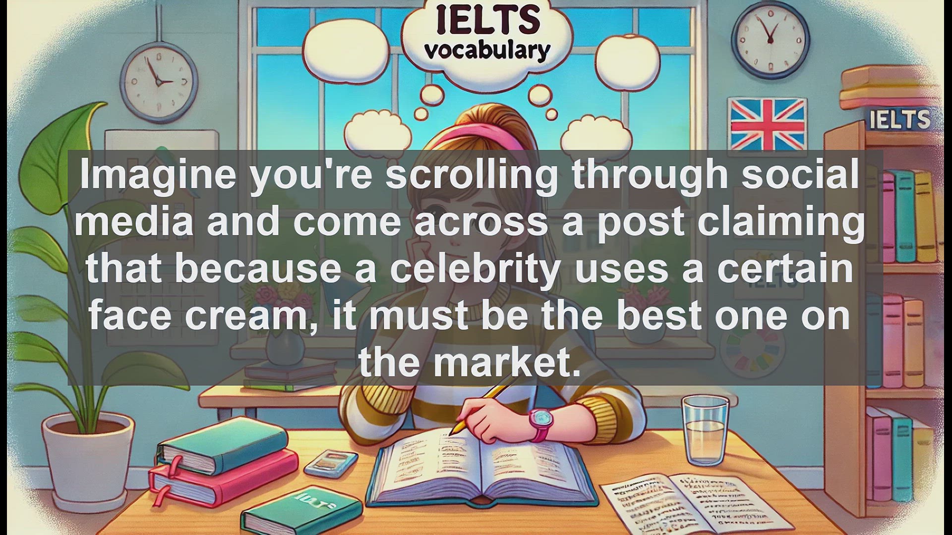 'Video thumbnail for 5000 Must Know IELTS 8.0 Vocabulary - Understanding 'Fallacious': Boost Your IELTS Score'