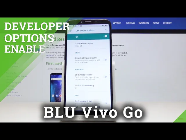 Video thumbnail for How to Activate Developer Features on BLU Vivo Go – Enable Developer Options