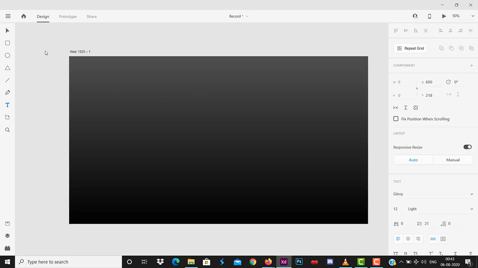 Video thumbnail for Dark Theme Website UI Design In Adobe XD _ Dark Mode UI Design _ Dark Mode Web Design